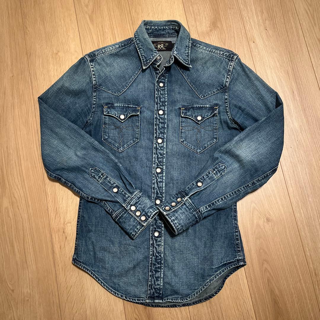 RRL ウェスタンデニムシャツ