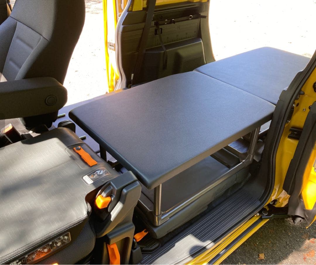 【車中泊に】N-VAN専用ベットキット（後用ハーフキット）