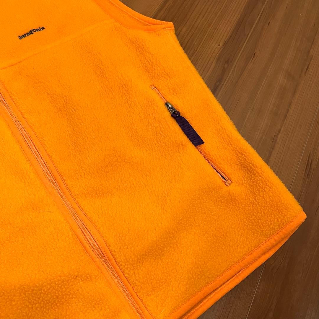 90s　美品　パタゴニア　シンチラベスト　M マンゴー　USA製