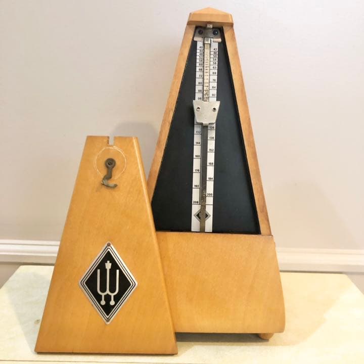 メトロノーム　木製　ドイツ製　ウィットナー　レトロ　アンティーク　コレクション