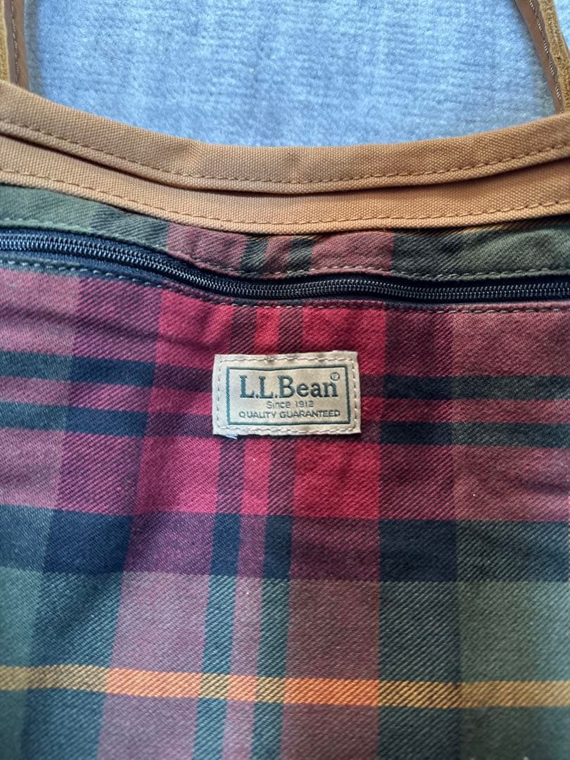 90s L.L.BEAN エルエルビーン レザーハンドル トート バッグ