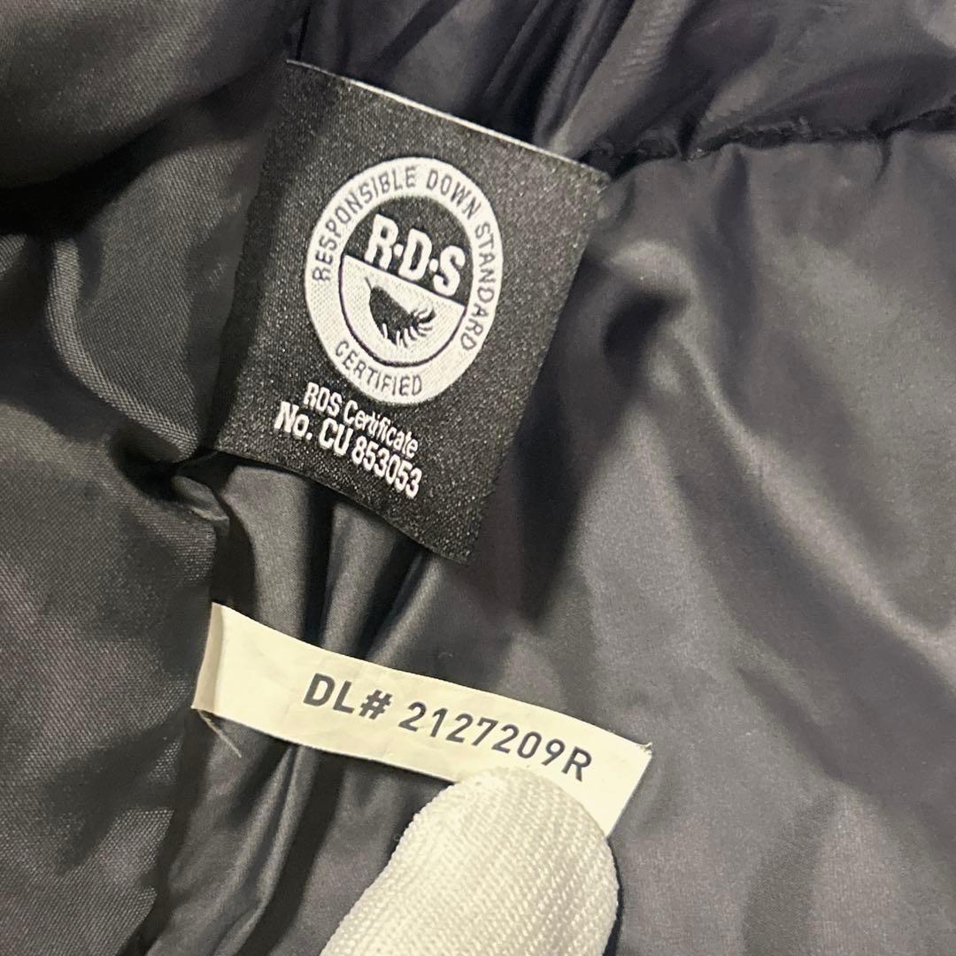 ザノースフェイス　ペイズリー　バンダナ　ヌプシ　黒　ダウン　メンズ　L B-74