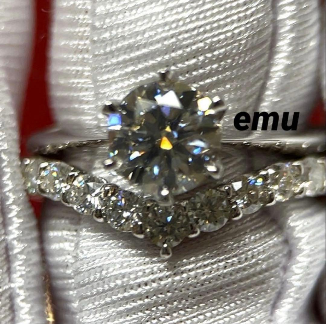 最高級モアサナイト / リング3点，お纏め