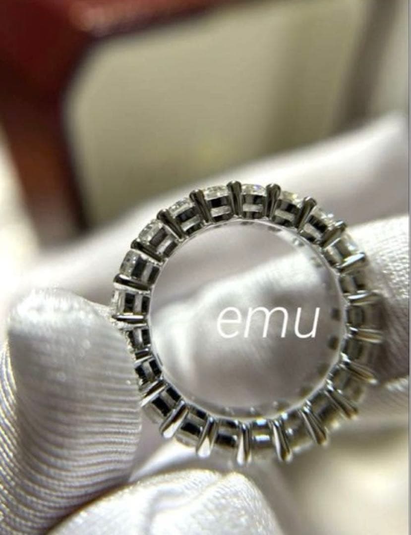 最高級モアサナイト / リング3点，お纏め