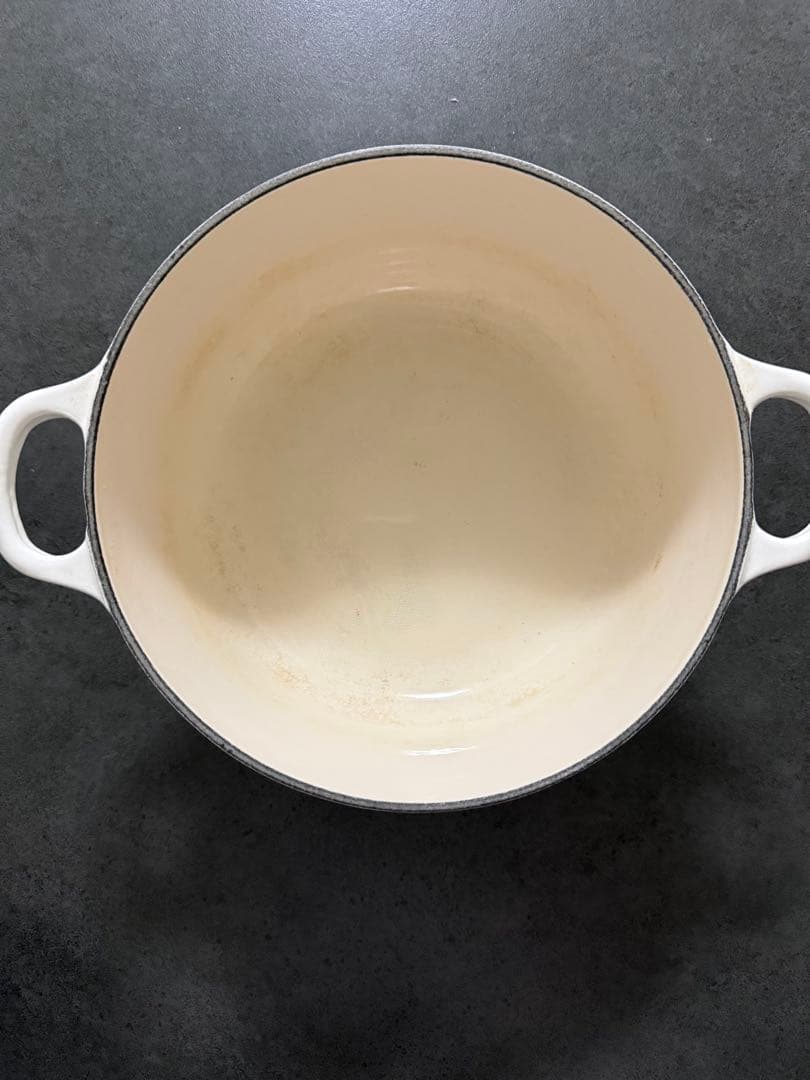 LE CREUSET 両手鍋 20cm ホワイト