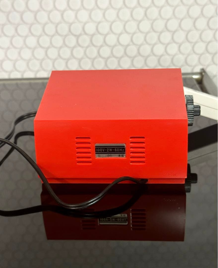 レトロポップ　ドラム式時計　デジタルクロック　置き時計　パタパタ　スペースエイジ