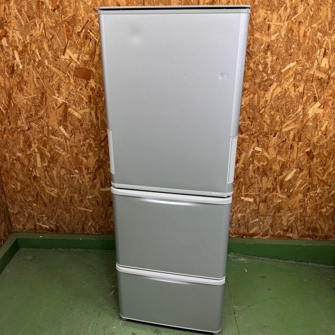 330 送料設置無料 シャープ　3ドア　大型冷蔵庫　350L 洗濯機