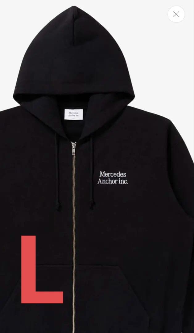 Mercedes Anchor inc. スウェット ジップアップ パーカー