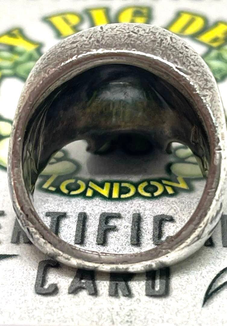 ■クレイジーピッグ CRAZY PIG/ラージ エビル スカル リング / 27