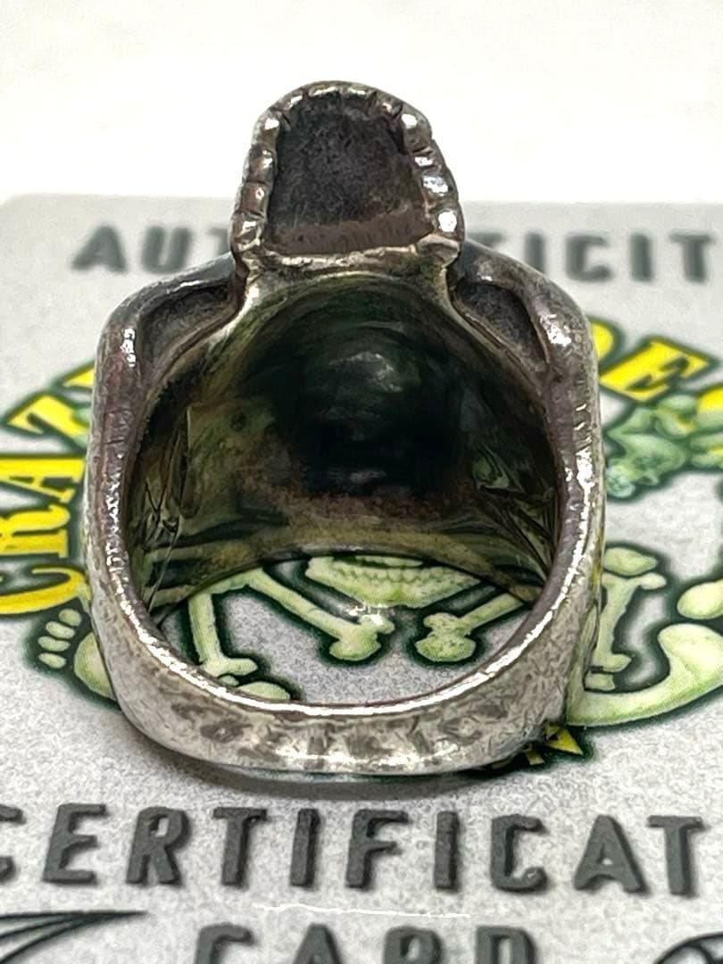 ■クレイジーピッグ CRAZY PIG/ラージ エビル スカル リング / 27