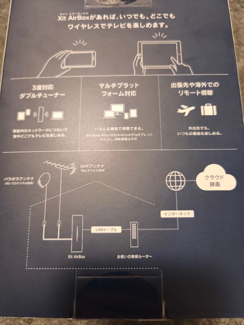 テレビ PIXELA Xit AirBox XIT-AIR120CW