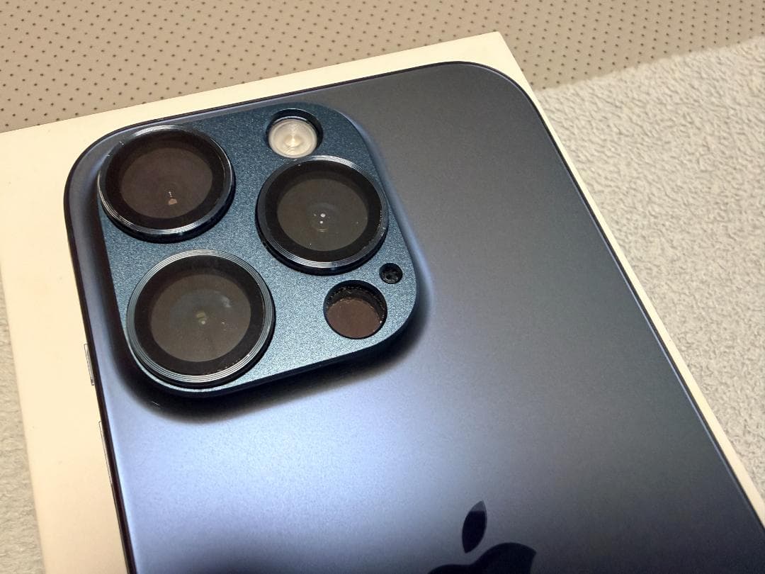 【美品】iPhone 15 Pro ブルー 256GB SIMフリー