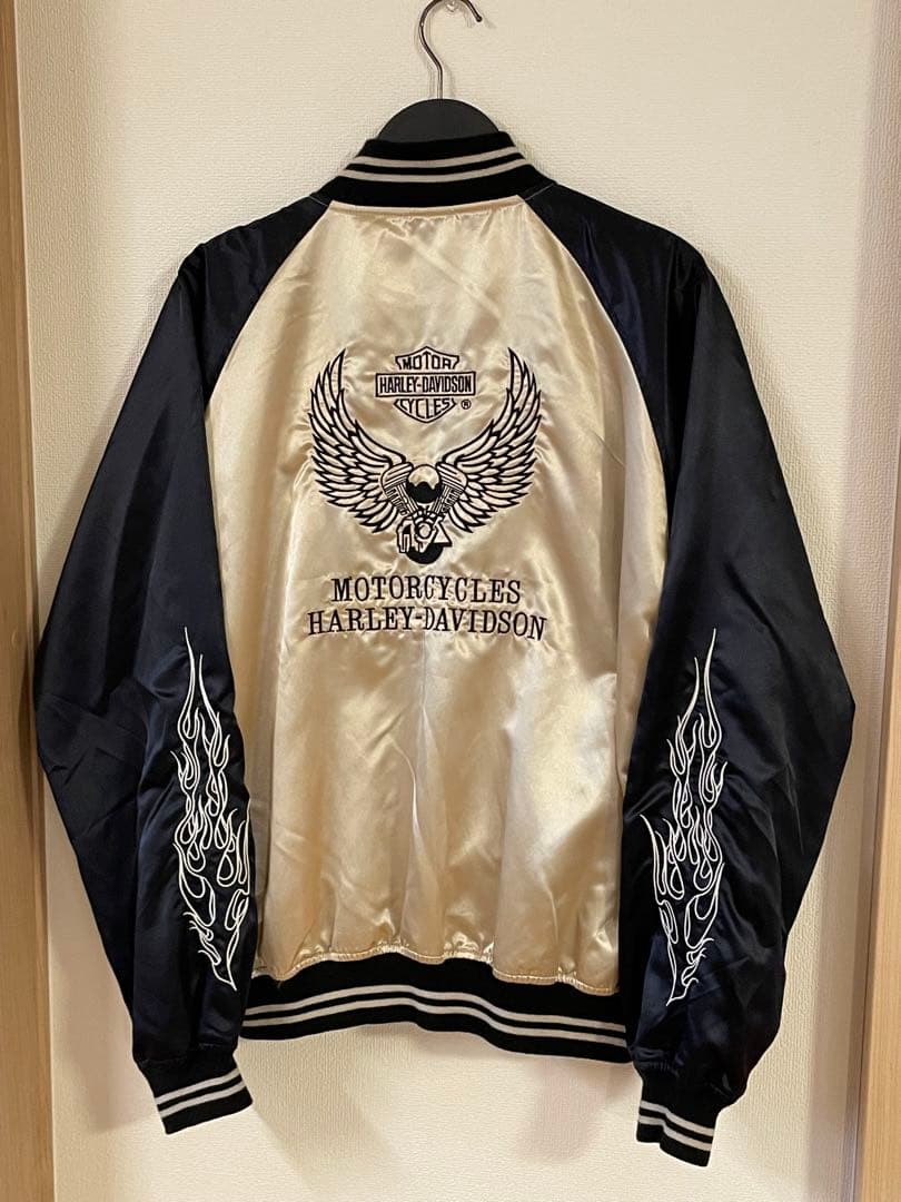ハーレーダビッドソン　90sテッドストックイーグルタグファイヤースカジャン