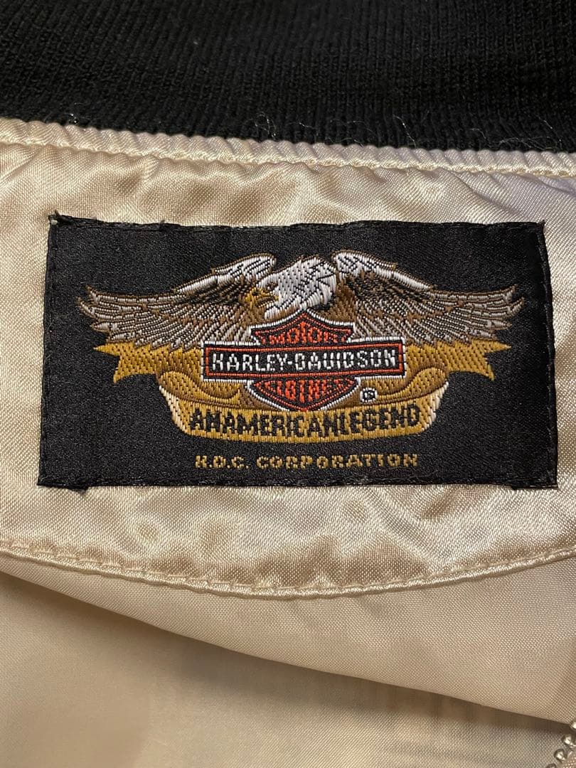 ハーレーダビッドソン　90sテッドストックイーグルタグファイヤースカジャン