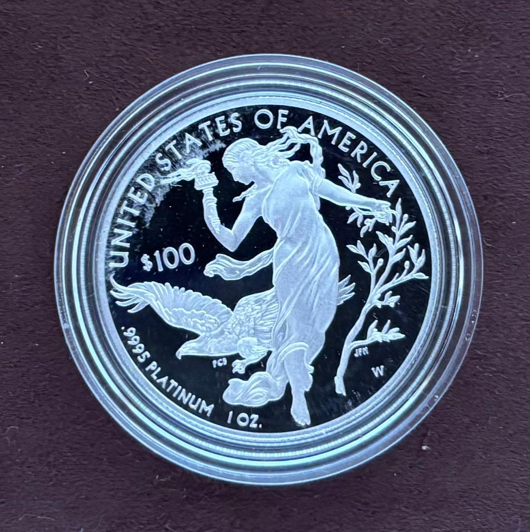 アメリカンイーグル 1オンス プラチナプルーフ 2016年