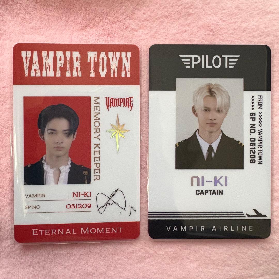 ENHYPEN WORLD pop up ポップアップ　SPカード　ニキ