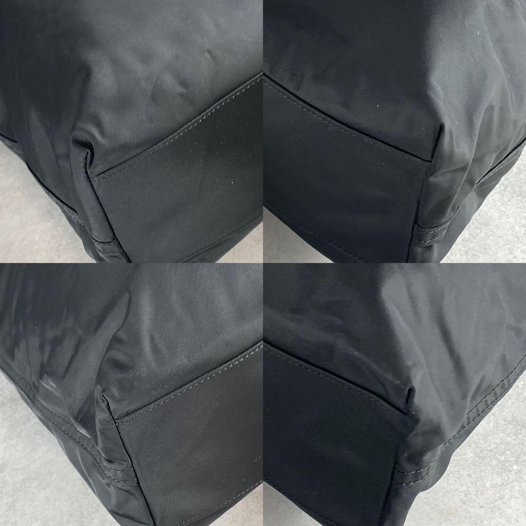 バーバリー トートバッグ 8019899 ブラック ナイロン レザー