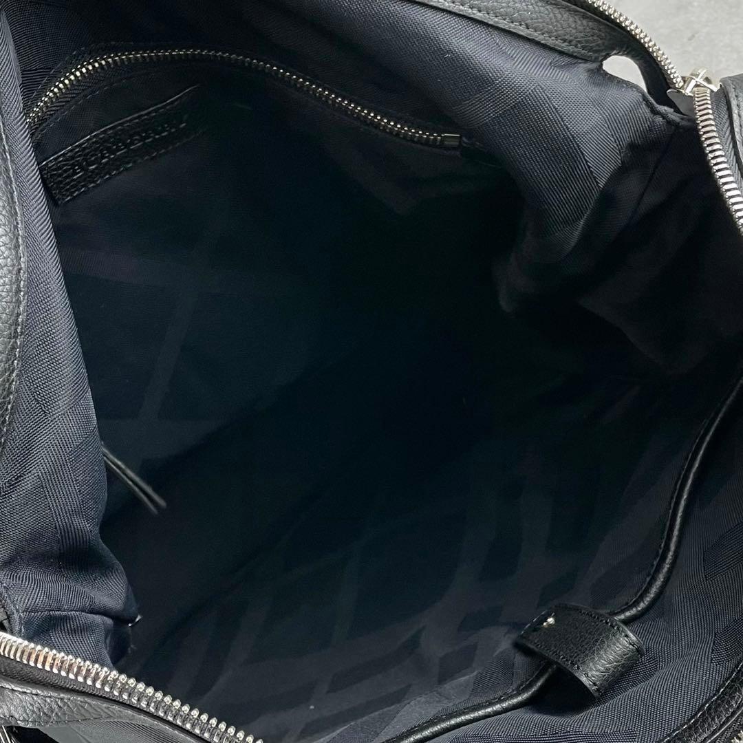 バーバリー トートバッグ 8019899 ブラック ナイロン レザー