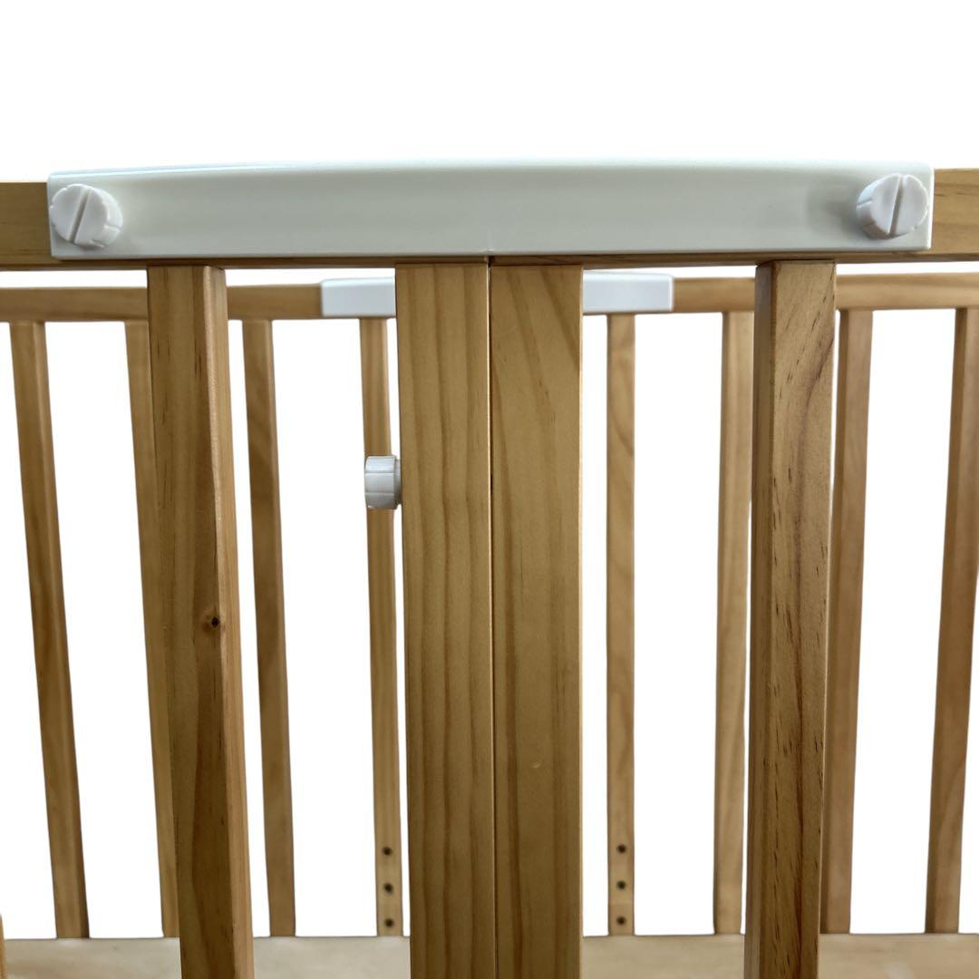 ✨良品✨大和屋 ベビーベッド そいねーるⅢ ナチュラル