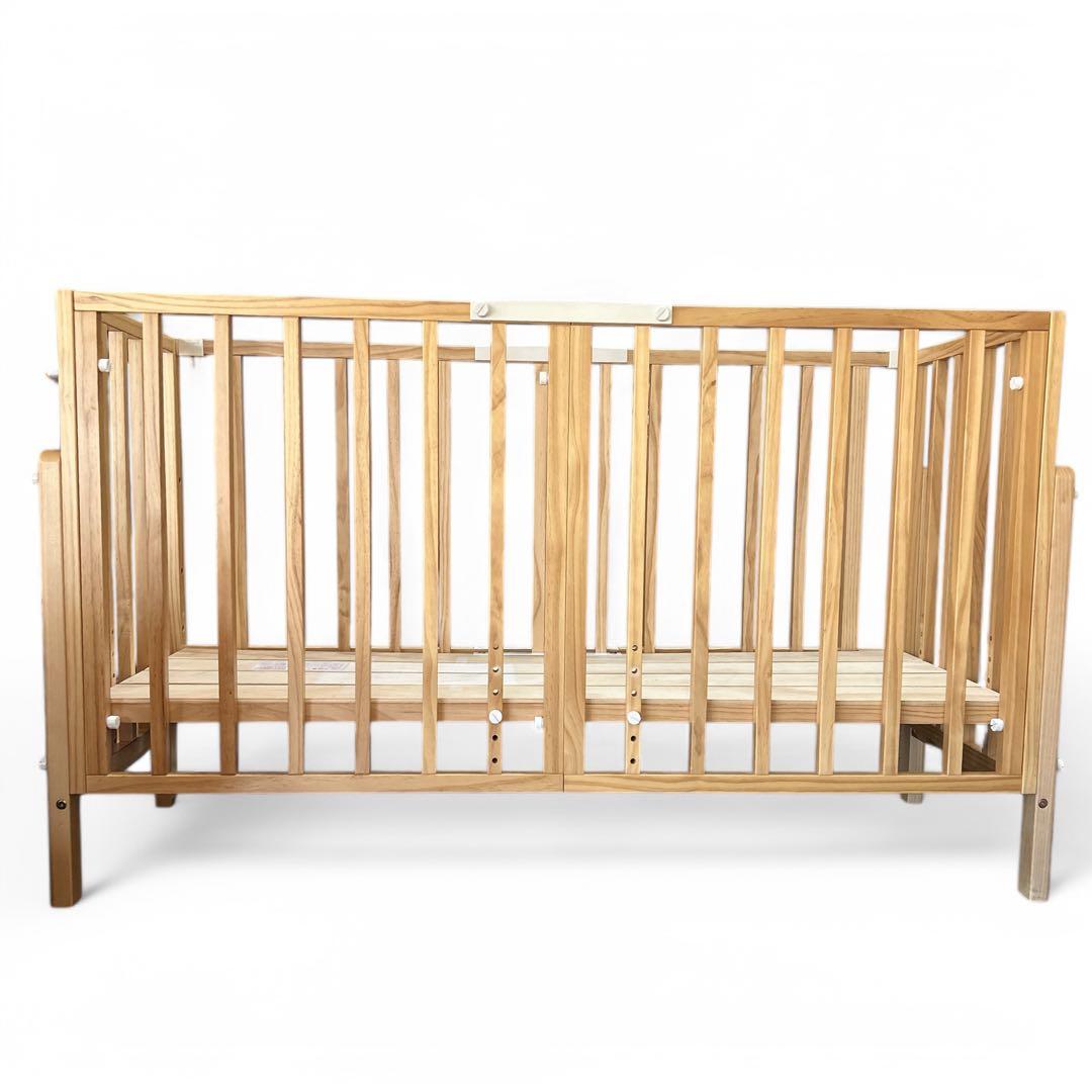 ✨良品✨大和屋 ベビーベッド そいねーるⅢ ナチュラル