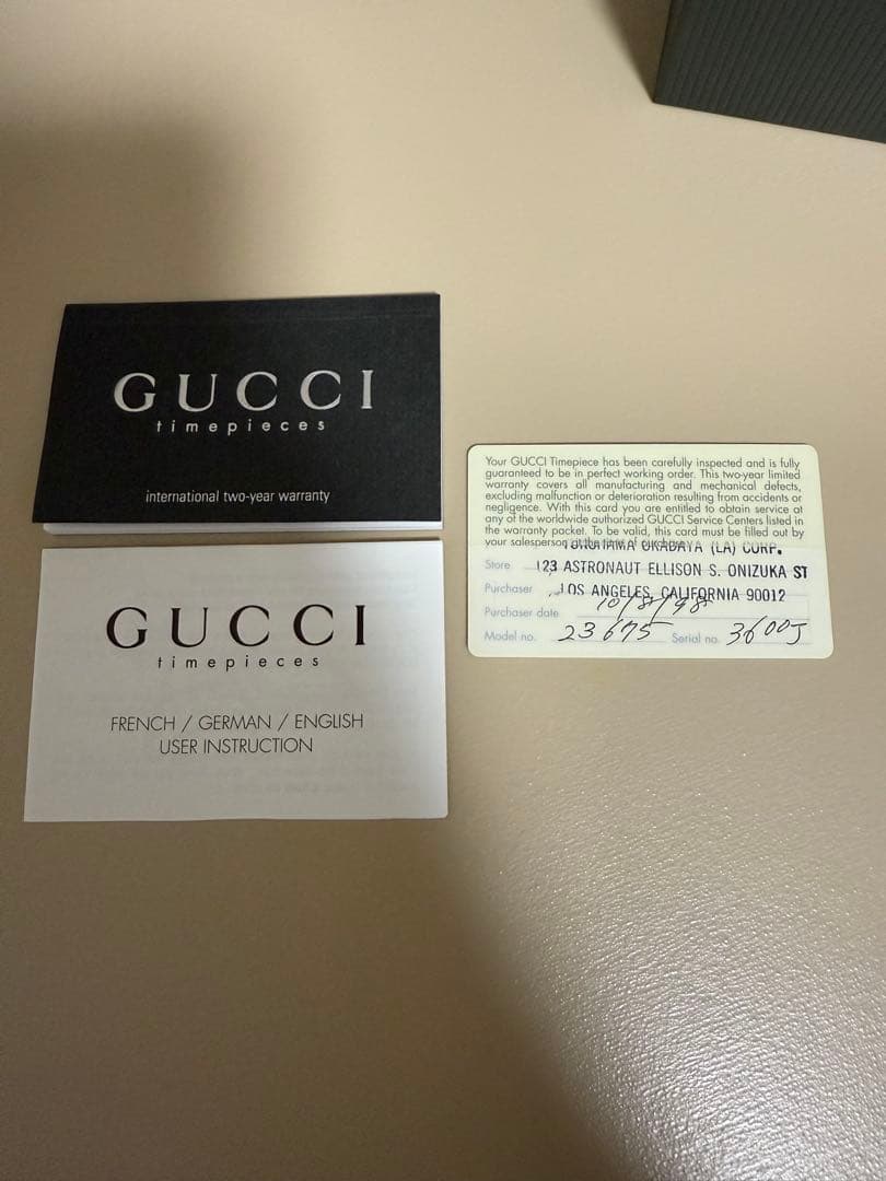 GUCCI 時計　Bezel Watch ブラウン/シルバー