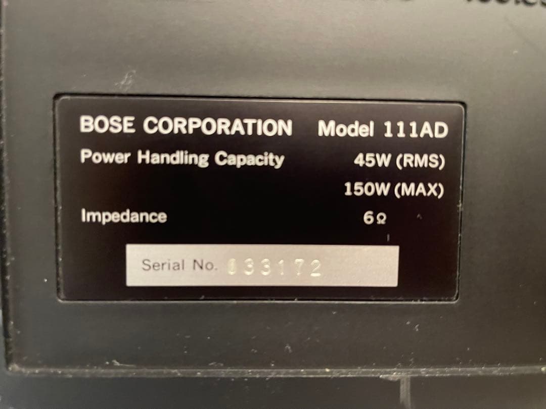 BOSE 111AD スピーカー 2個セット