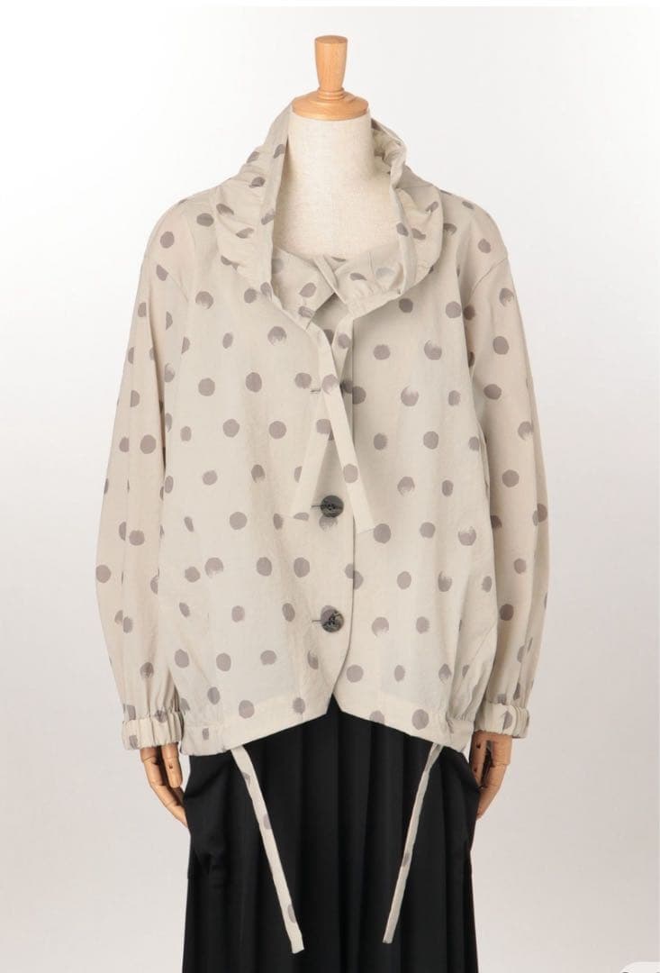 センソユニコ　慈雨　ストレッチワッシャードット はおり