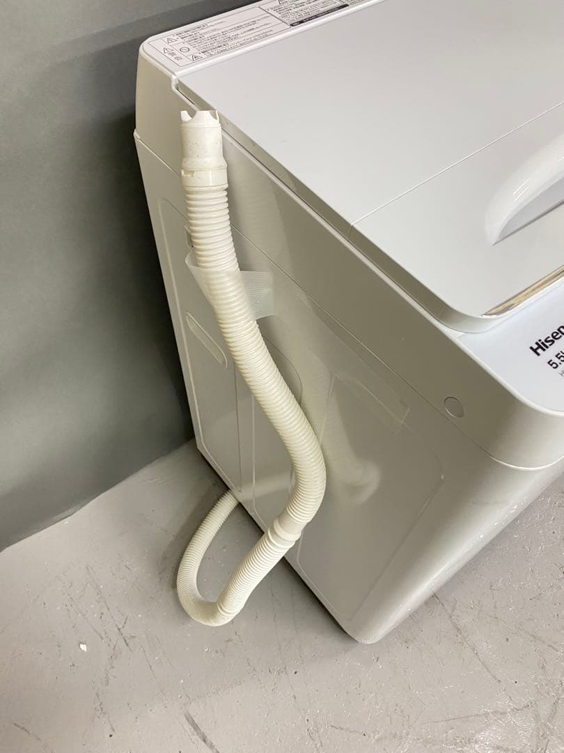 Hisense 縦型洗濯機 美品　分解洗浄済み　高年式　保証込み　容量5.5kg