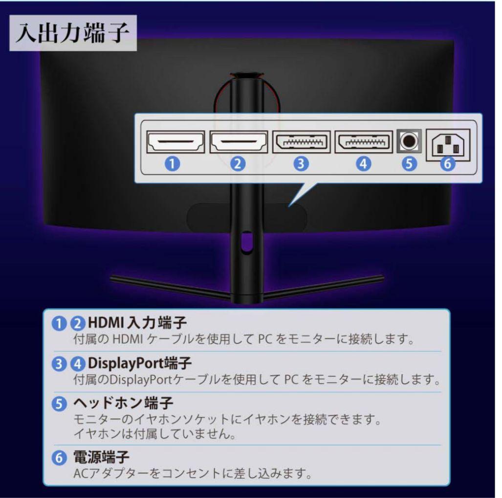 MAXZEN MGM34IC01 34インチ ウルトラワイドモニター 180Hz