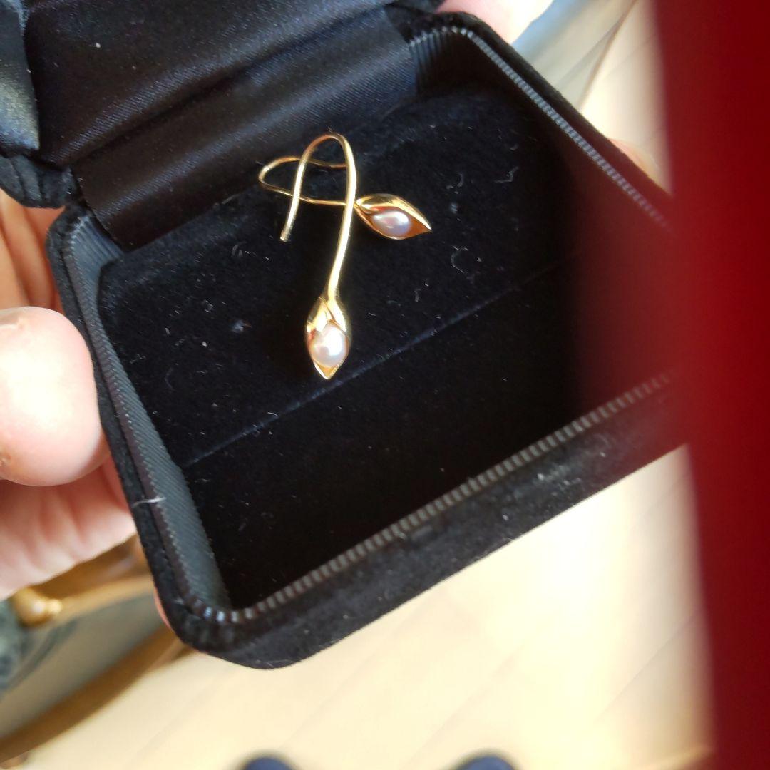 M*n様 【Mirry Tonpson様】k18　ベビーパール　ピアス　太フック