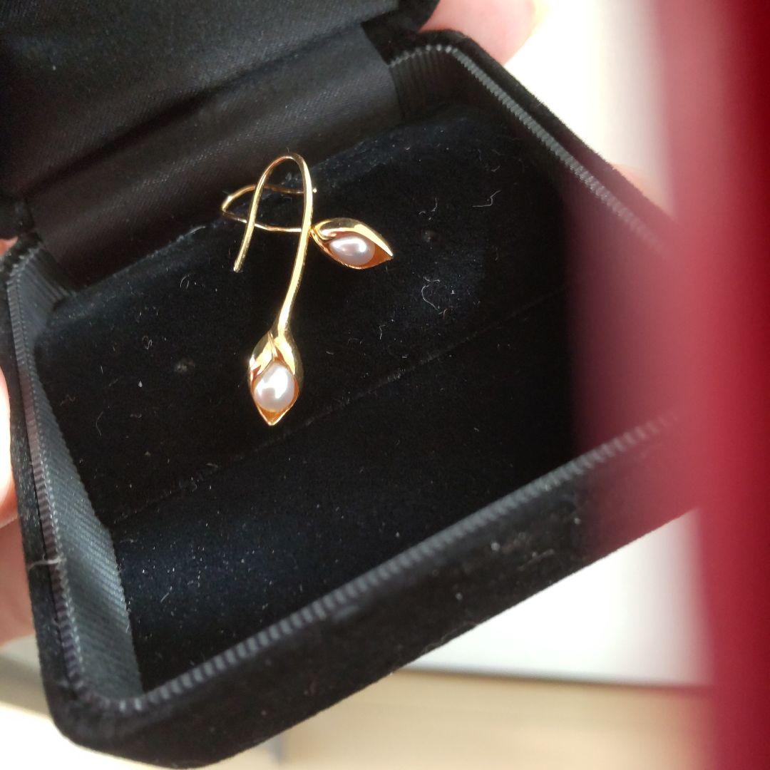 M*n様 【Mirry Tonpson様】k18　ベビーパール　ピアス　太フック