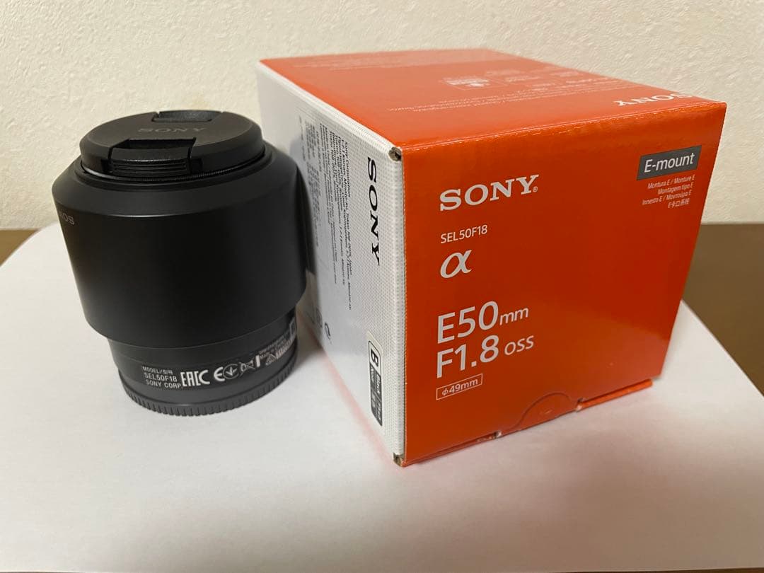 【極美品】SONY E 50mm F1.8 SEL50F18B 単焦点レンズ
