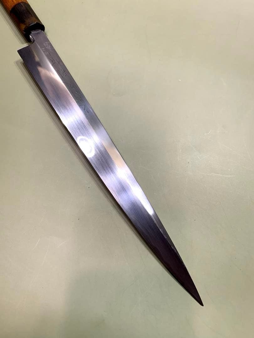 とぎ久別作　本鍛錬　極上　柳刃包丁　刃渡り27cm