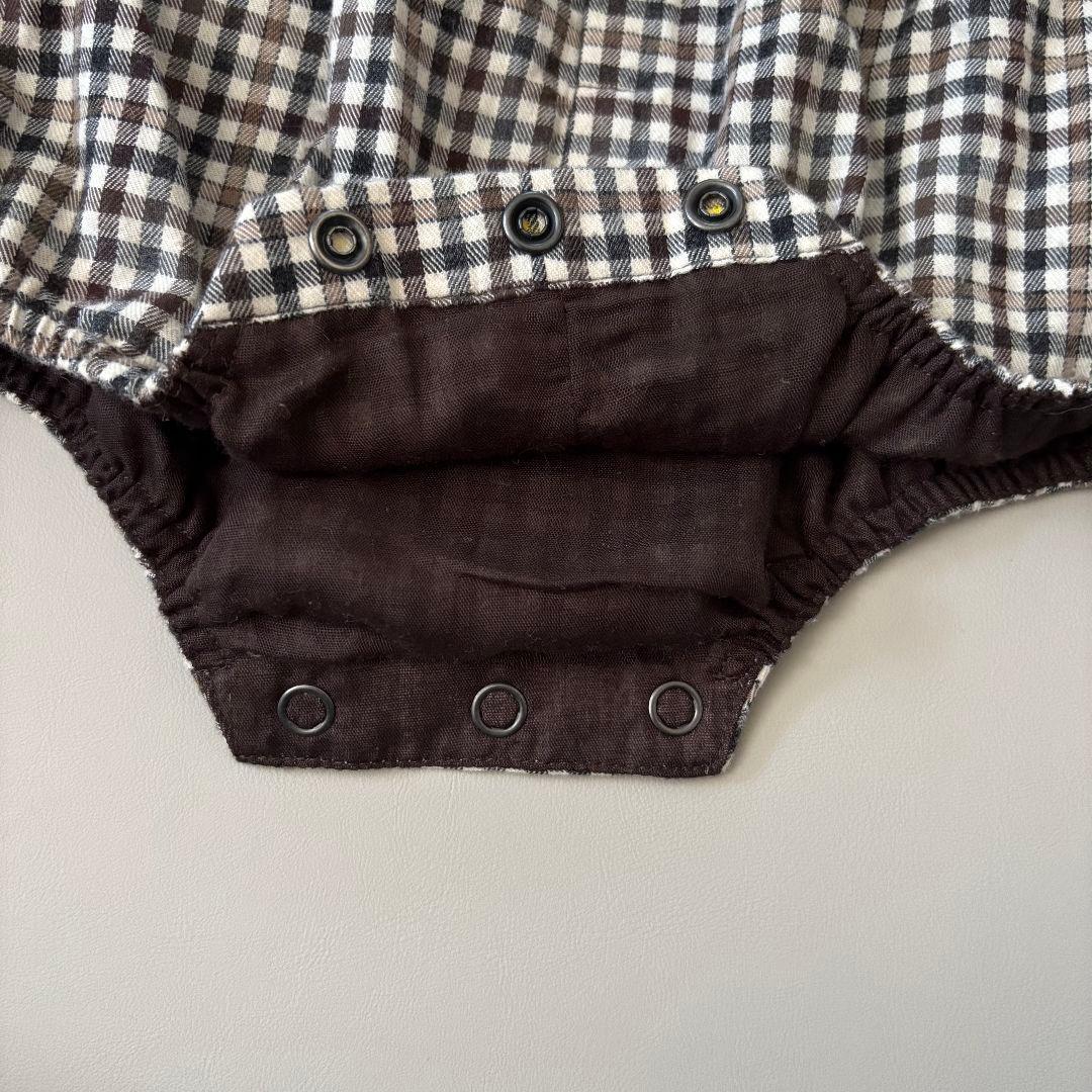 maisonmarelle RomperCAMBON brownロンパース24M