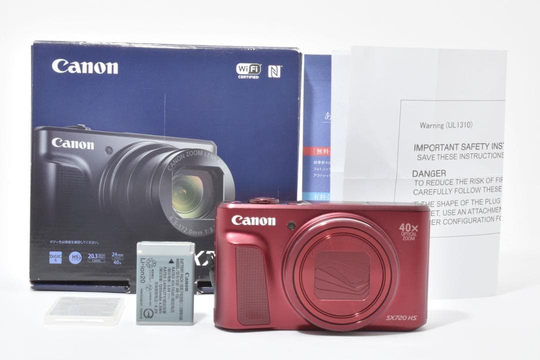 Canon PowerShot SX720 HS レッド デジタルカメラ
