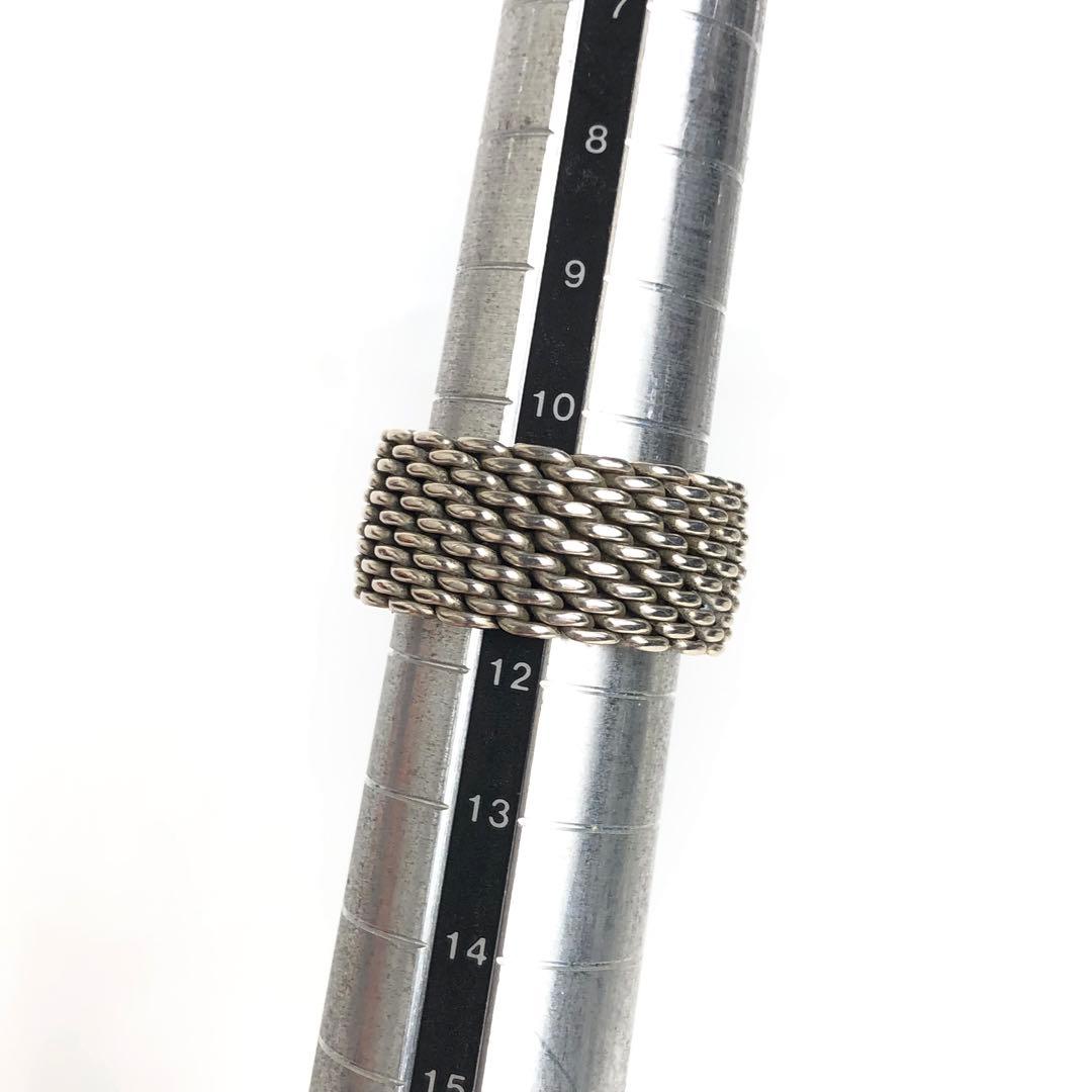 Tiffany ティファニー サマセット シルバー925 指輪 リング メッシュ