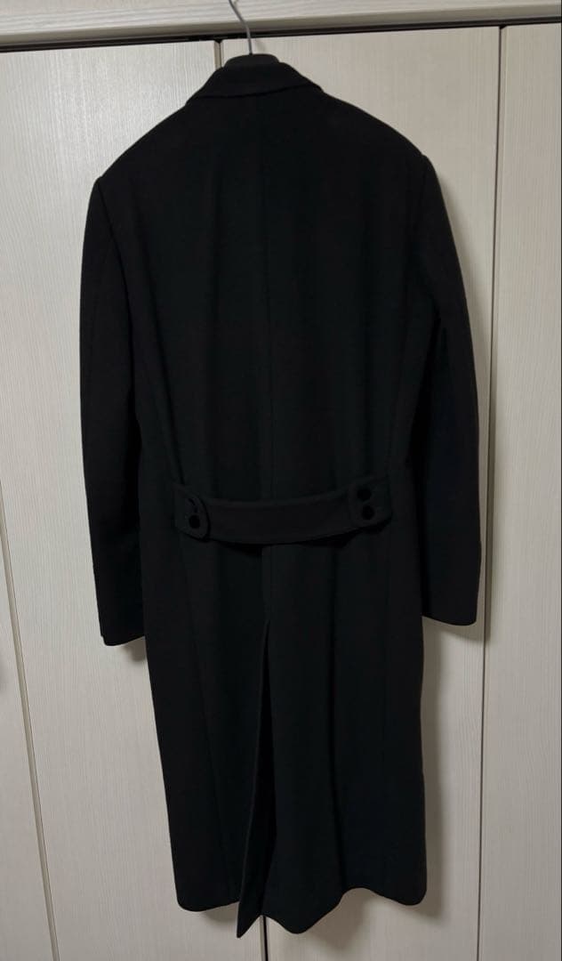 【美品】DOLCE & GABBANA ブラック チェスターコート