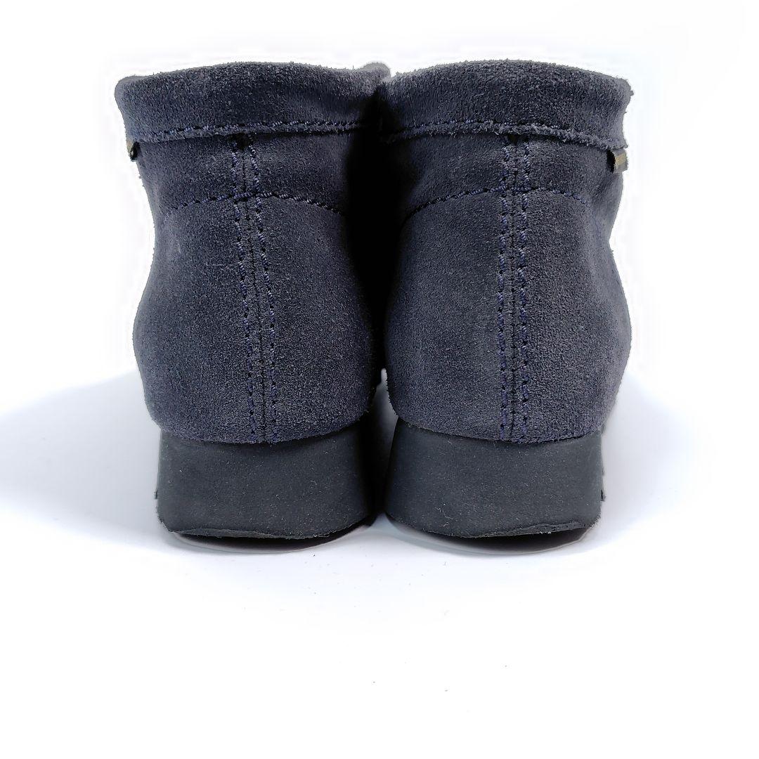 クラークス ワラビー BEAMSBOY別注 24.5 ゴアテックス ネイビー