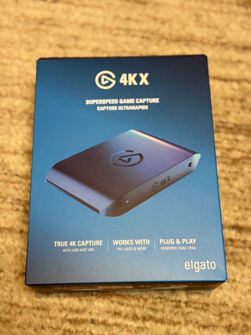 【新品同様】elgato 4K X ゲームキャプチャー 美品