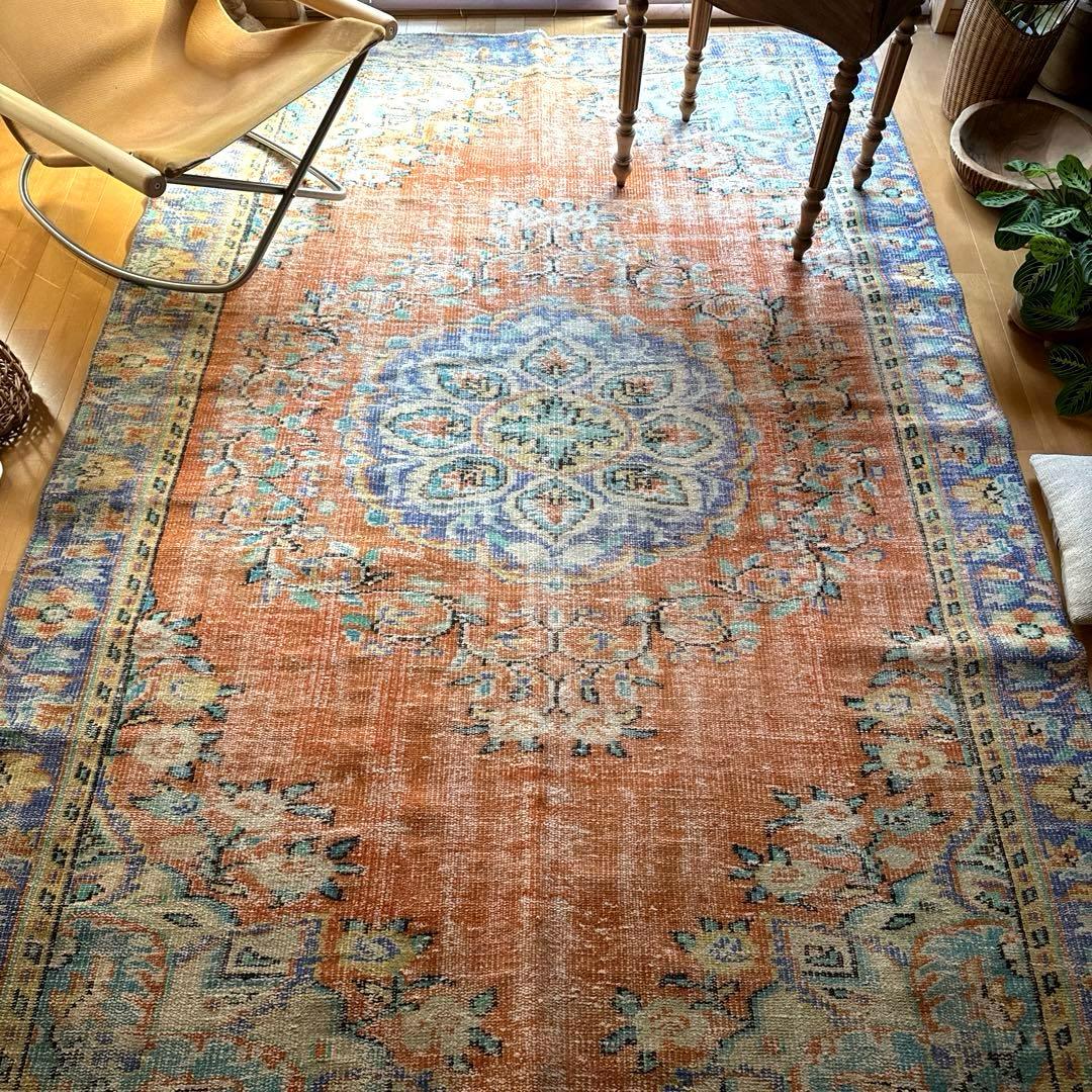 ippanjinページ大判173×259メダリオン　トルコヴィンテージラグ