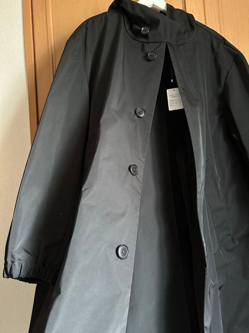 未使用品 MBハイエンドレインコートwithバッグ ブラック ソロテックス