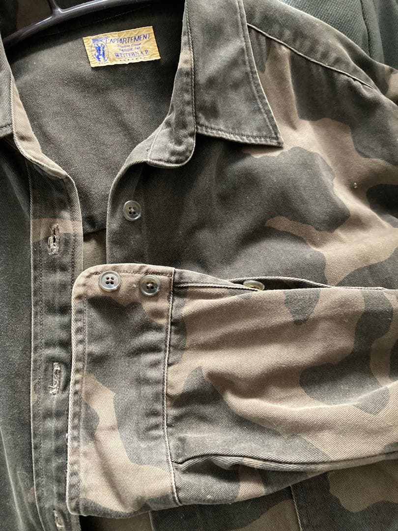 アパルトモンDEUXIEME CLASSE迷彩BIGオーバーシャツ（38）