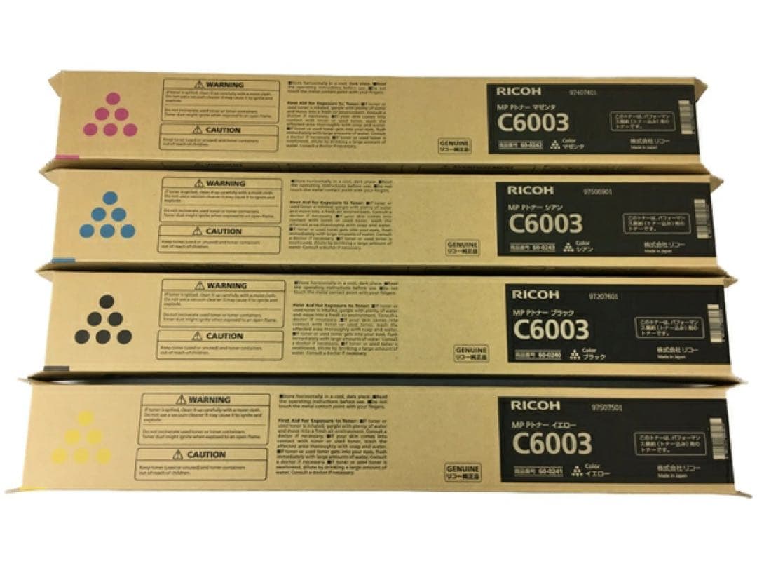 リコー　MP PトナーC6003　4色セット　純正品