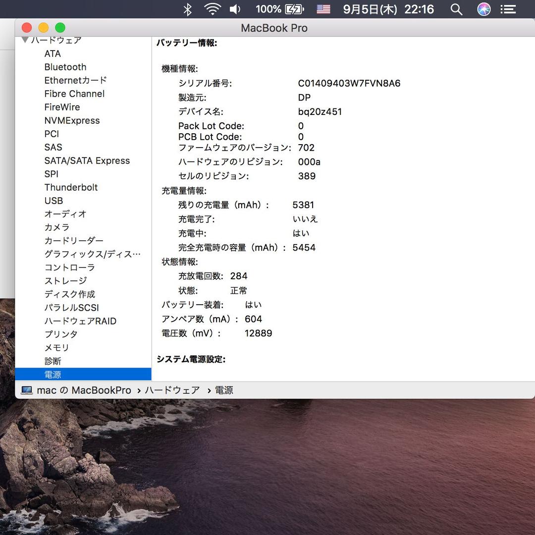 MacBook本体 MacBook Pro 13 Late 2013