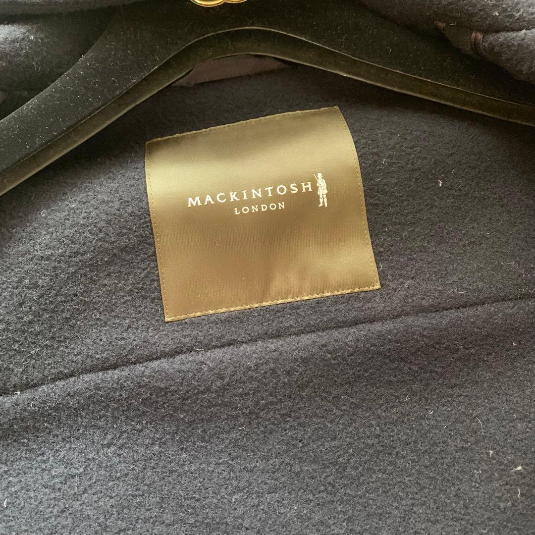 マッキントッシュロンドン メルトンウール ダッフルコート 40 ネイビー