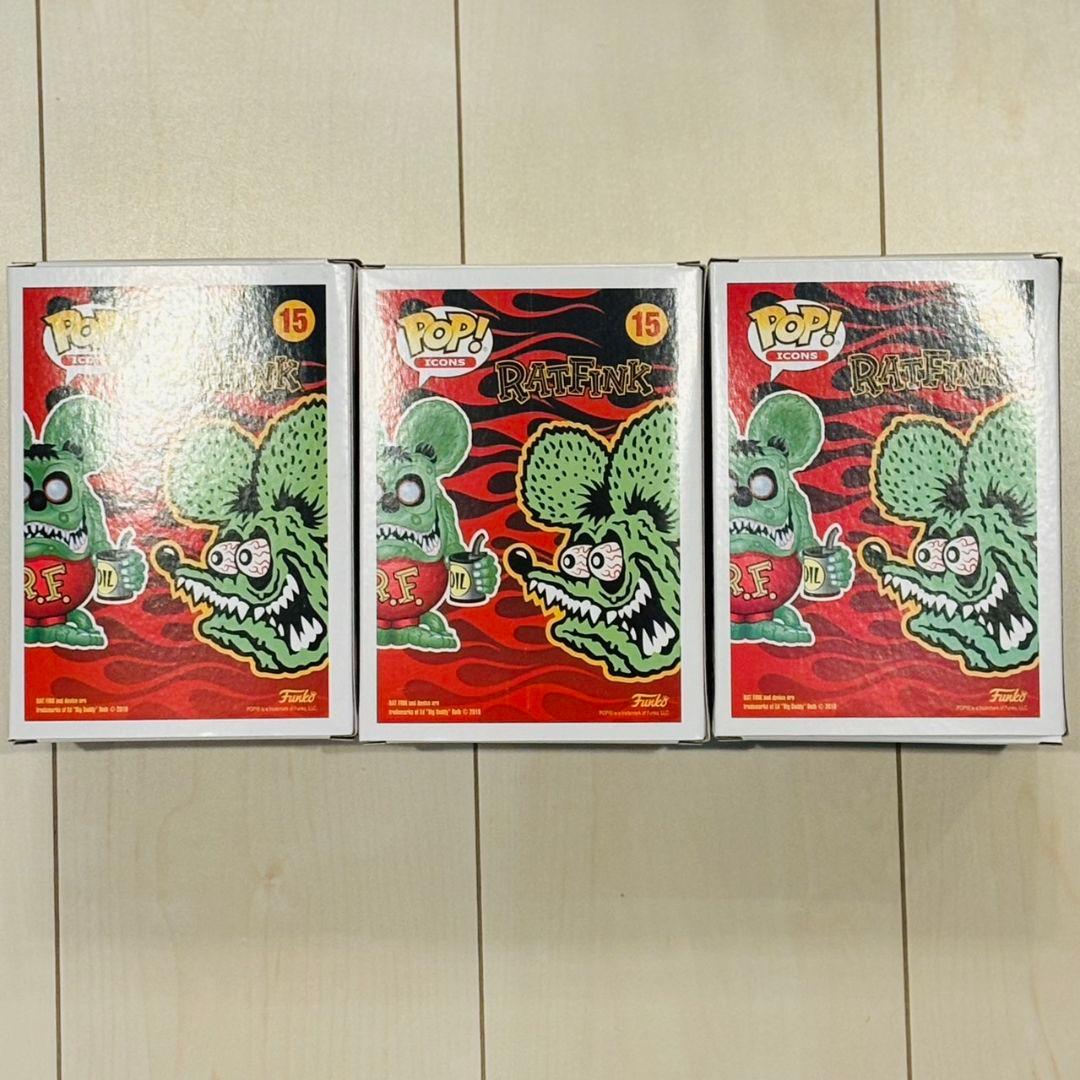 Funko Pop! Icons Rat Fink フィギュア 3体セット