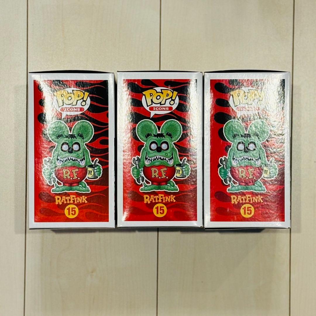 Funko Pop! Icons Rat Fink フィギュア 3体セット