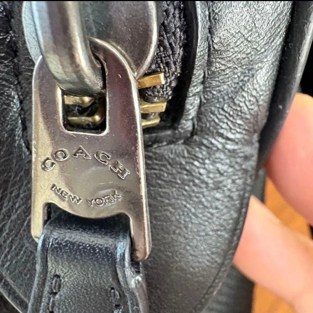 COACH ボディバッグ ショルダーバッグ グレー ロゴパターン