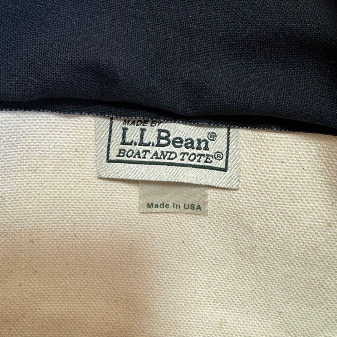 90s L.L.BEAN トートバッグ BOAT AND TOTE ジップトップ