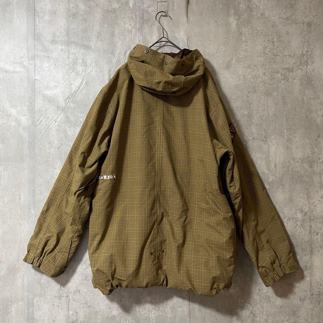 Burtonバートンスキーウェアスノーボードジャケットパーカーフードベージュ茶色